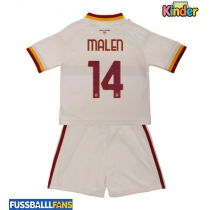 AS Roma Donyell Malen #14 Auswärts Trikotsatz Kinder 2026-27 Kurzarm (+ Kurze Hosen)